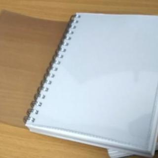 クリアポケット付き A6 フリーリングノート 3冊の画像