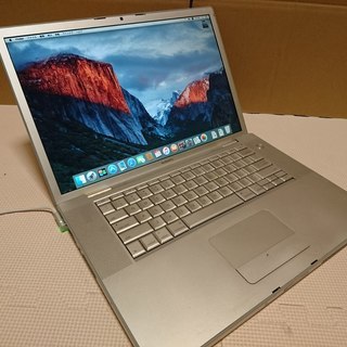 ★動作OK★Apple Macbook Pro MB134J/A(A1260) El Capitanインストール済み　バッテリーOK