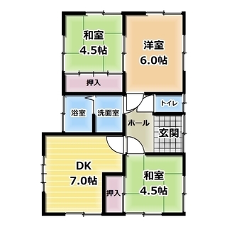 車２台駐車可能！賃貸一戸建て【3DK】