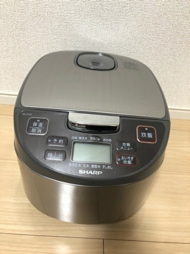 SHARP 5.5合炊き 2018年製【説明書付き】