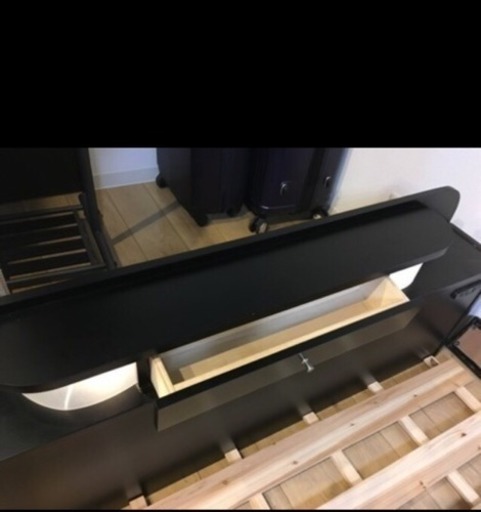 ☆引出し付☆ ベッド セミダブル フロア ローベッド