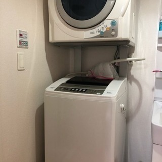 あげます: 昇降式テーブル 5ドア冷蔵庫 食器棚 8kg洗濯機 ドラム乾燥機の画像