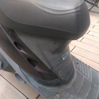 原付きバイク（ホンダディオ）ヘルメット付の画像