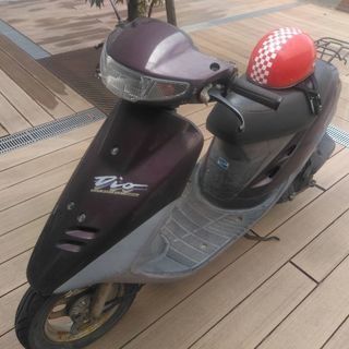原付きバイク（ホンダディオ）ヘルメット付