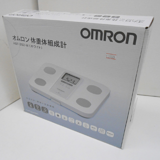 新品未使用品 オムロン 体重体組成計 HBF-202-W ホワイ...