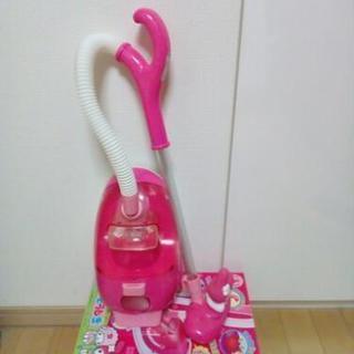 マイメロディお花の掃除機おもちゃ差し上げますの画像