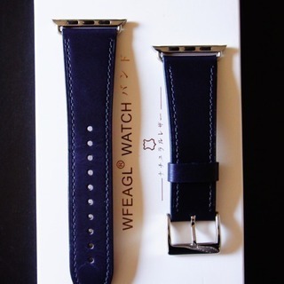WFEAGL for Apple Watch バンド ネイビーレ...