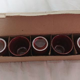 【未使用】ぐい呑５個の画像
