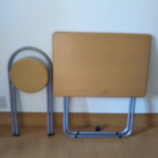 折りたたみデスク&チェア