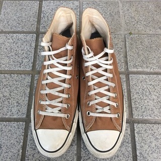 ！値下げ！【中古並品】コンバースオールスターチノーズハイ ブラウ...