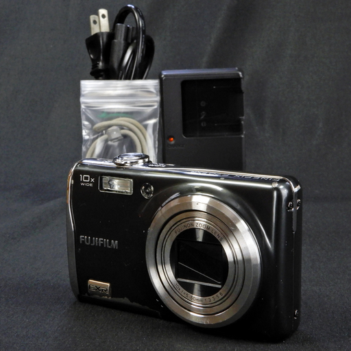 FUJIFILM デジタルカメラ FinePix F70 EXR 1000万画素 光学10倍ズーム ブラック  Used