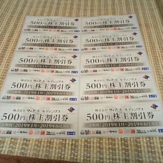 ヴィアホールディングス株主優待　５０００円分