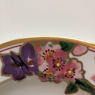 お取引中●未使用品●ノリタケ●THE GINZA 大皿●四季●Brilliant four Seasons●花柄 ゴールド●の画像