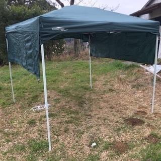 美品 BBQ キャンプ テント 鉄 折りたたみ 三段式 横240...