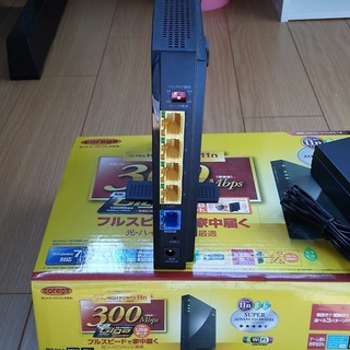 無線LANルータ（コレガＣＧWLR300GNH）中古の画像