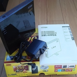 無線LANルータ（コレガＣＧWLR300GNH）中古の画像