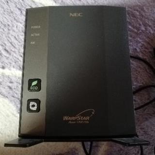 NEC  WR8170N 無線ルーター ＆ 5mフラットLanケーブルの画像