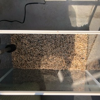 金魚の水槽と飼育セット一式