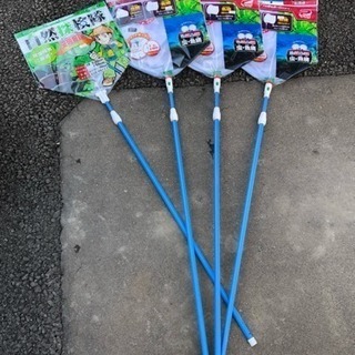 虫取りあみ新品４本セット