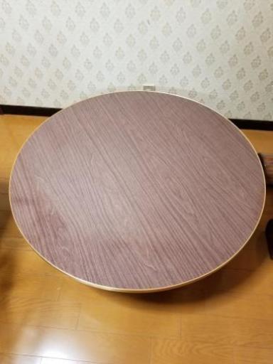 折り畳み　丸テーブル