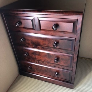 北海道民芸家具 チェストの画像