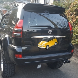 値下げしました！　ランクルプラド120ディーゼル　リフトアップ車の画像