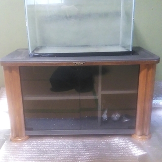 ６０㎝水槽＋ブラウン管テレビ台＋エアレーション＋ヒーター