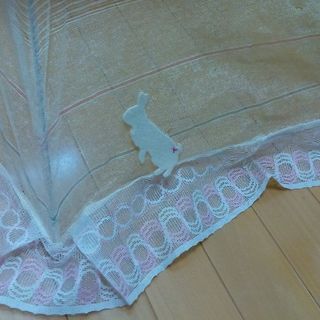 折りたたみ式　ベビー用蚊帳　レトロの画像