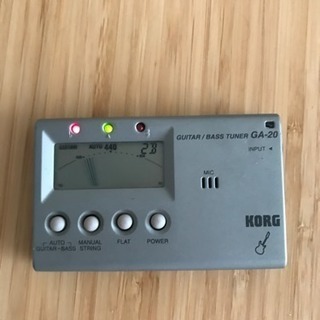 取引先決まりました KORG エレキギターベース チューナー
