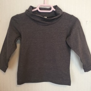 子供 襟付きTシャツ グレー 80cm