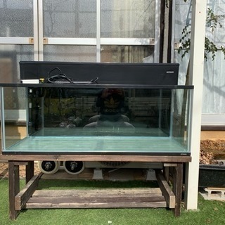 120㎝水槽、120㎝上部フィルター【値下げしましました】