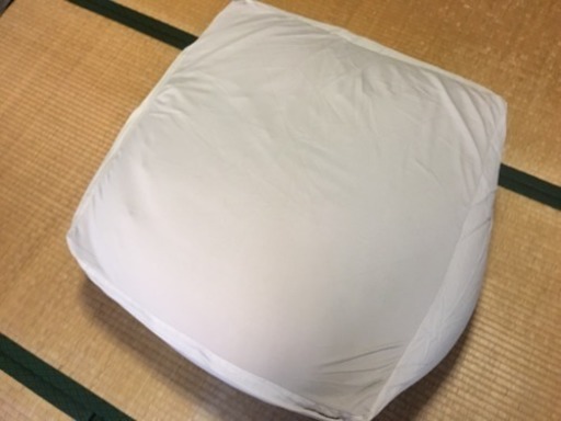 無印良品 体にフィットするソファ ビーズソファーと専用カバーをセットにして