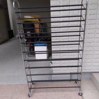 移動式シューズラック（50足用）あげますの画像