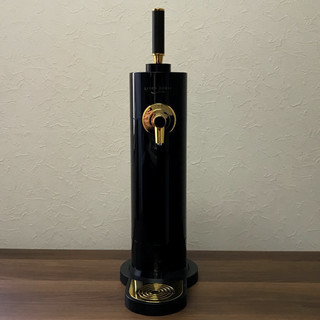 ビールサーバー（ブラック×ゴールド）W14.5×D22.8×H4...
