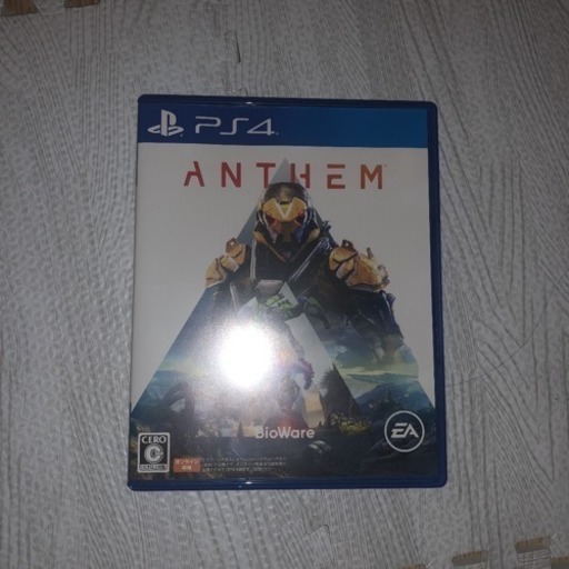 ps4 アンセム anthem 中古美品 明日締め切り
