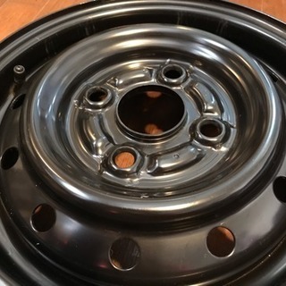 ★スズキ純正スチールホイール★新古車外し★4本セット★12インチ★鉄チン黒★程度良好★エブリイ他の画像