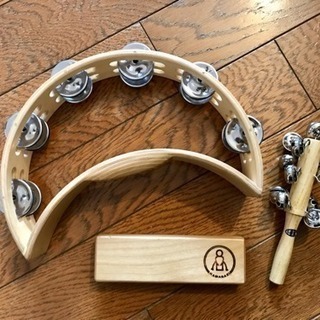 タンバリン、シェイカー、ハンドベル セット