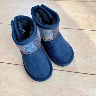 ハリスツイード 13cm ムートンブーツの画像
