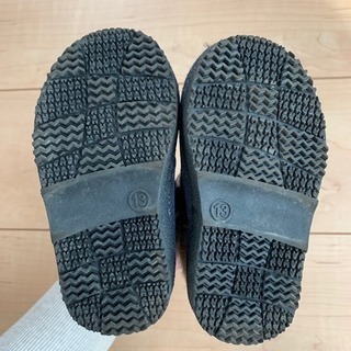 ハリスツイード 13cm ムートンブーツの画像