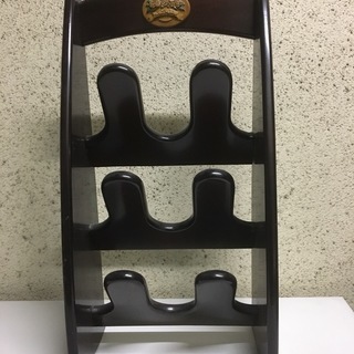 木製 スリッパラック 3足 幅29cm×奥行17cm×高さ55cm