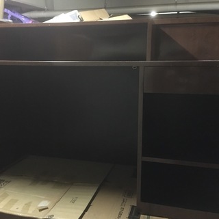 木製 レジ台 レジカウンター テーブル 収納 店舗等 幅150c...