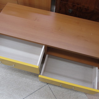 テレビ台 AVボード ローボード キャスター付き 幅120cm 引き出し付き 液晶テレビ/スピーカー/レコーダー 宮の沢の画像