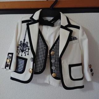 「取引中」白タキシード80㎝