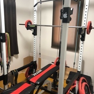 IROTEC(アイロテック)パワーラック マスキュラーセット ベンチプレスの画像