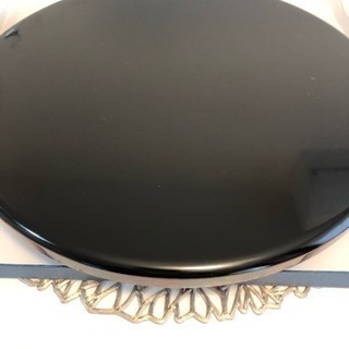値下げ●未使用品●津軽塗 唐塗 呂上げ●丸浅盆●素敵です●内閣総理大臣賞 田中屋漆器店●の画像