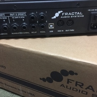 Fractal audio fx8 mark 2 ギター エフェクター axe fx 