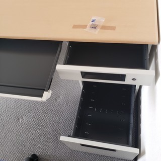 【新品】引き出し 鍵付き オフィスデスク 1000x700x700mmの画像