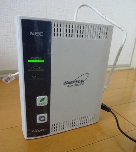 NEC Aterm PA-WR8300N 1000/100/10BASE-T Wi-Fiルーター 無線LAN WARPSTAR