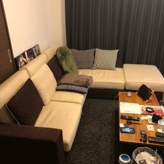 ⭐️【値下】ドラマなどで多数使用！アルモニアソファセット♪高級感あり★の画像
