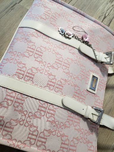 Pinky\u0026Diane キャンバストート ピンク ラメ